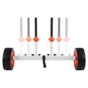 Kayak Cart, 104 kg Load Capacity, Canoe Cart Dolly with 25.4 cm Solid PU Tires & Kickstand, Assembles & V952-CZSPHTTC10INTL5QS001V0