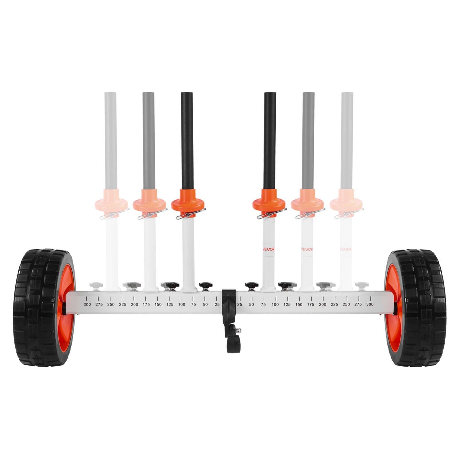 Kayak Cart, 104 kg Load Capacity, Canoe Cart Dolly with 25.4 cm Solid PU Tires & Kickstand, Assembles & V952-CZSPHTTC10INTL5QS001V0