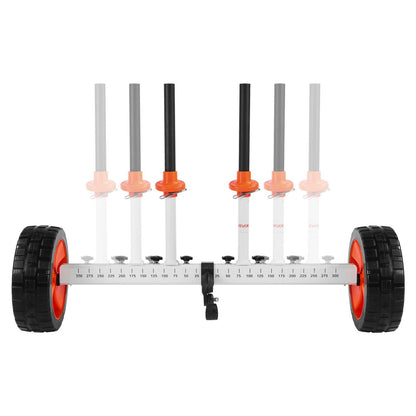 Kayak Cart, 104 kg Load Capacity, Canoe Cart Dolly with 25.4 cm Solid PU Tires & Kickstand, Assembles & V952-CZSPHTTC10INTL5QS001V0