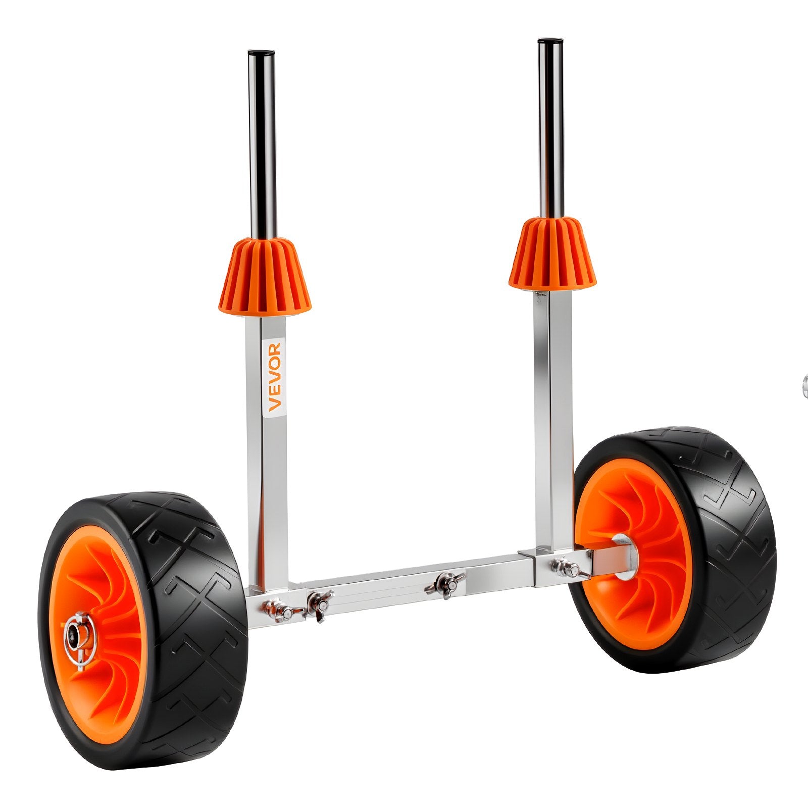 Kayak Cart, 113.4 kg Load Capacity, Canoe Cart Dolly with 19.1 cm Solid Rubber Tires & Kickstand, Assembles & V952-CZSPHTTC8INC8AUKV001V0