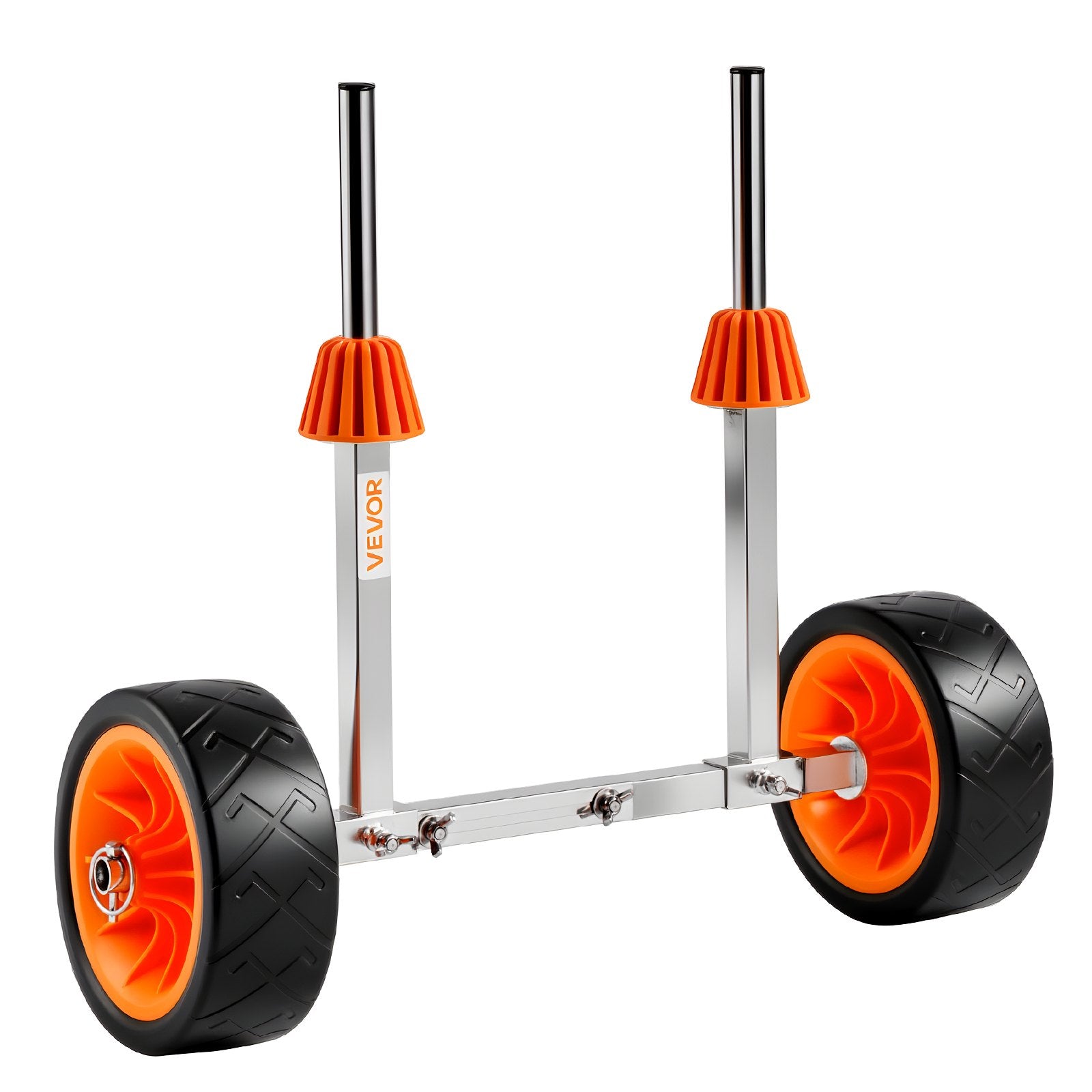 Kayak Cart, 113.4 kg Load Capacity, Canoe Cart Dolly with 19.1 cm Solid Rubber Tires & Kickstand, Assembles & V952-CZSPHTTC8INC8AUKV001V0