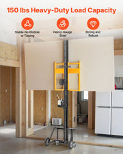 Drywall Lift, Heavy-Duty 68 kg Sheetrock Hoist for Wall Installation, One Person Drywall Installation, V952-CZSSJHS150LB9KSBM001V0