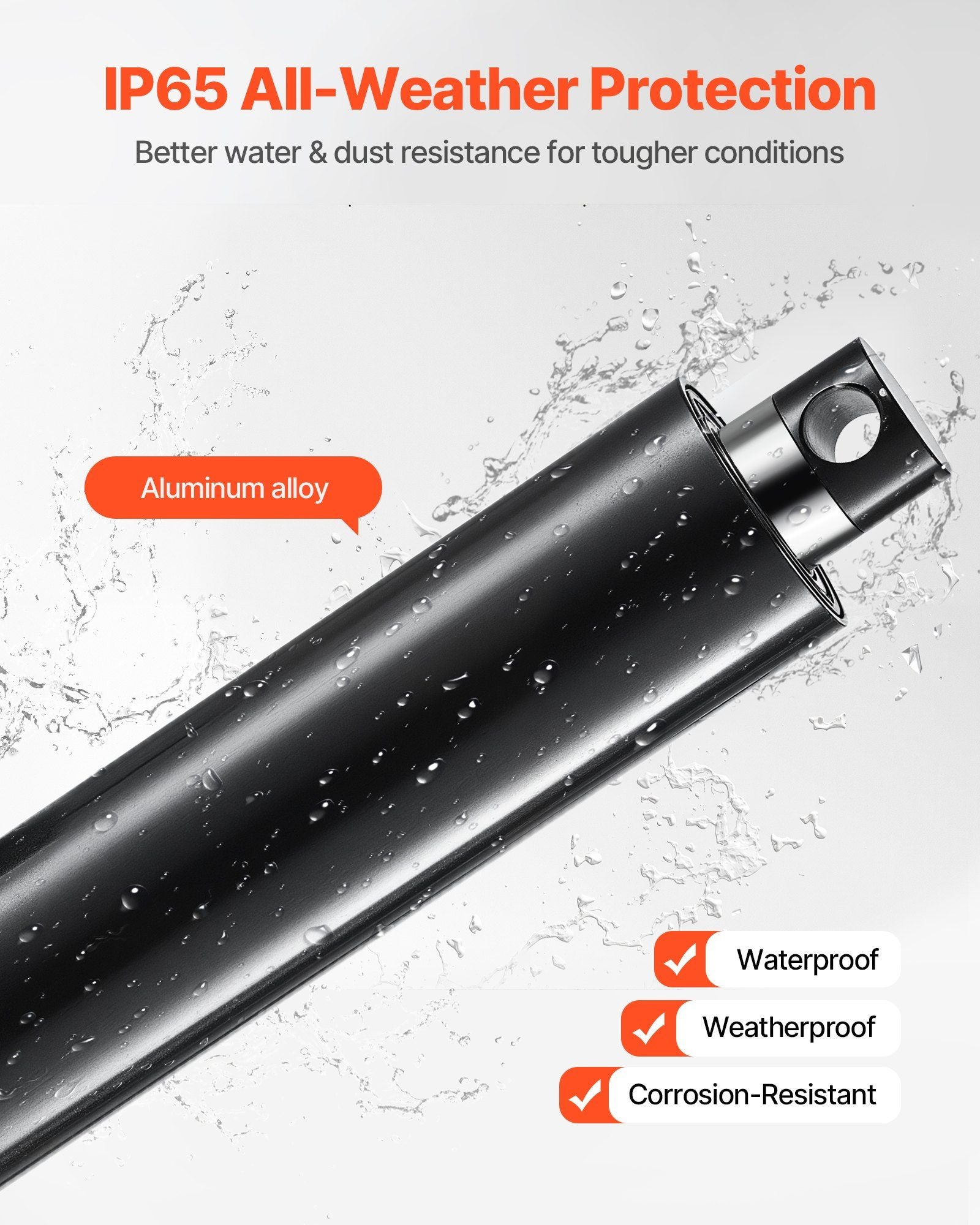 12V Linear Actuator, 150mm Stroke Ultra Heavy-Duty 9000N Linear Motion Actuator, IP65-Rated 5mm/s with V952-CZXXXZXQ9000D6J8M001V9