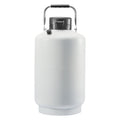 Liquid Nitrogen Tank, 10 L Aluminum Alloy Liquid Nitrogen Container, LN2 Tank Dewar with 6 Canisters and V952-CZXYDG10L000IEX2HV0