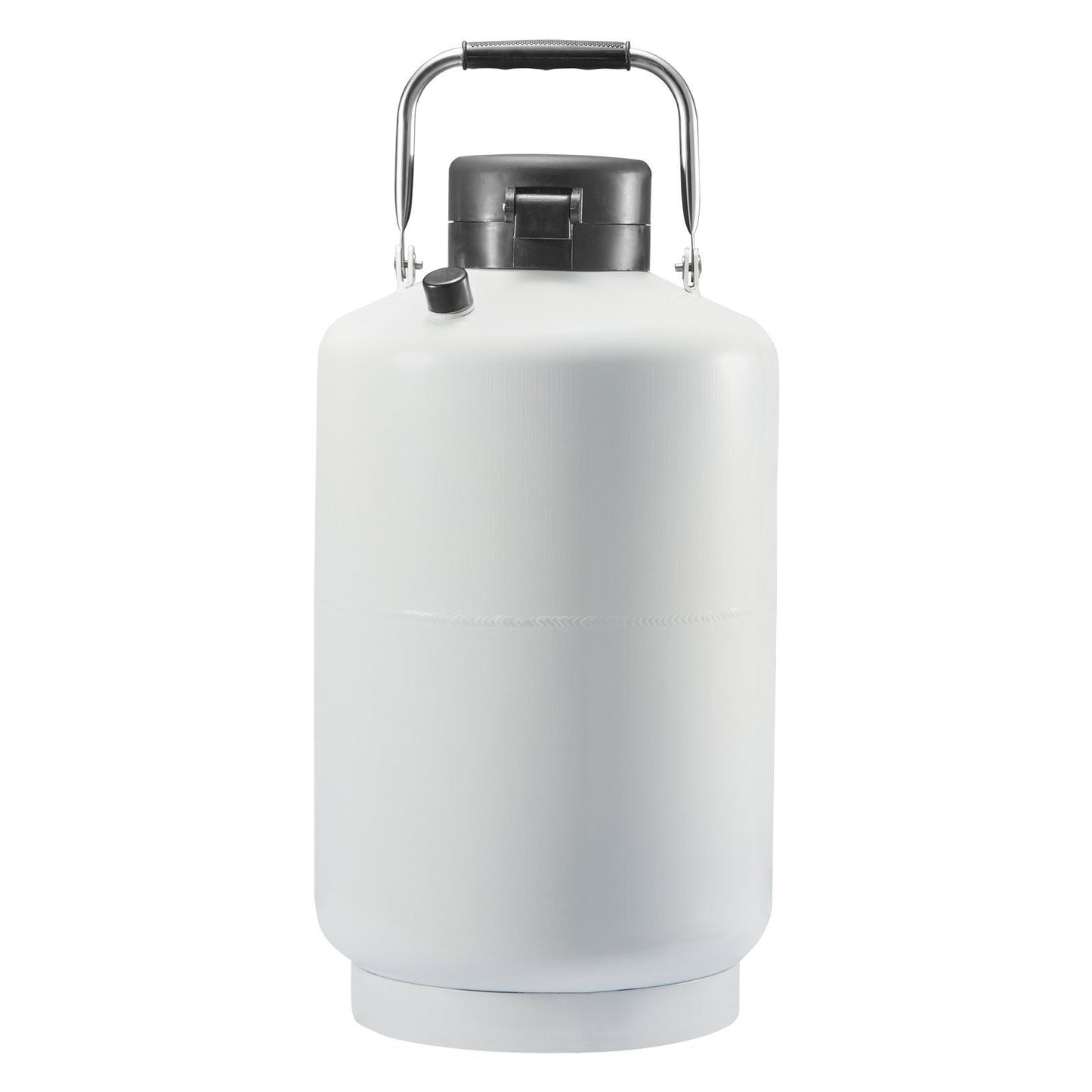 Liquid Nitrogen Tank, 10 L Aluminum Alloy Liquid Nitrogen Container, LN2 Tank Dewar with 6 Canisters and V952-CZXYDG10L000IEX2HV0