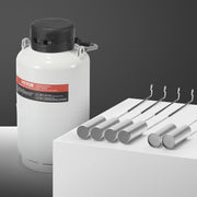 Liquid Nitrogen Tank, 3 L Aluminum Alloy Liquid Nitrogen Container, LN2 Tank Dewar with 6 Canisters and Carry V952-CZXYDG3L0000R0BDWV0