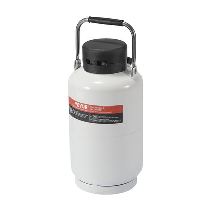 Liquid Nitrogen Tank, 3 L Aluminum Alloy Liquid Nitrogen Container, LN2 Tank Dewar with 6 Canisters and Carry V952-CZXYDG3L0000R0BDWV0
