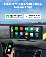 Car Stereo Radio CarPlay Touchscreen 254 mm Apple Android Auto Bluetooth V952-CZZKP10INCHBWKF1U001V9