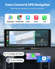 Car Stereo Radio CarPlay Touchscreen 254mm Apple Android Front/Rear Camera V952-CZZKP10INCHDHWMYE001V9