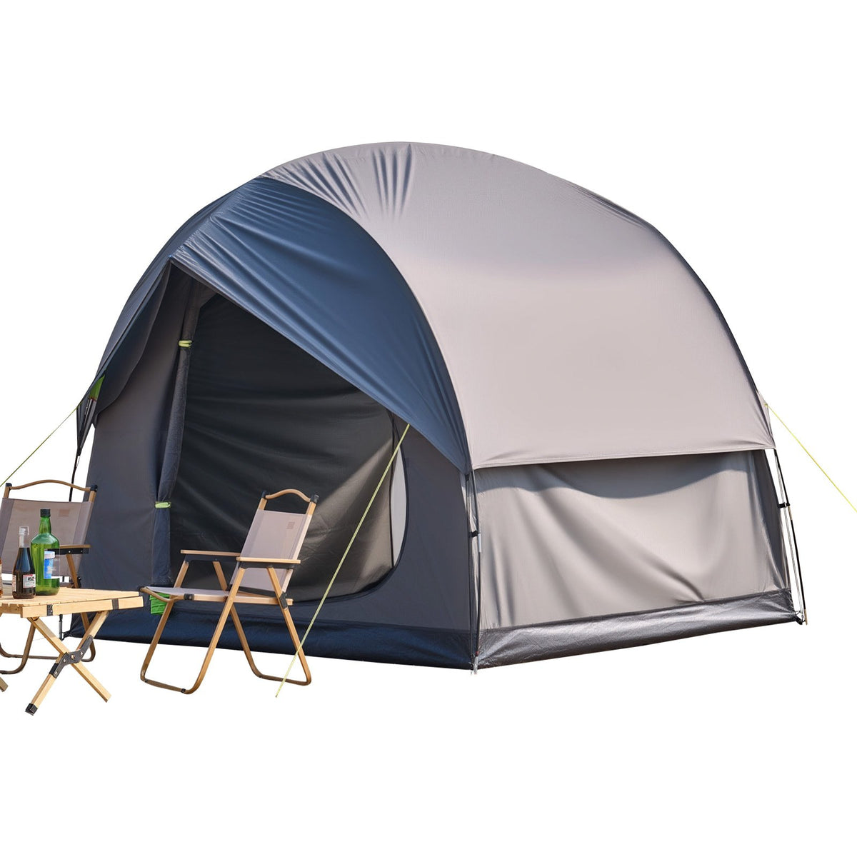 SUV Tent for Camping, 8FT L x 8FT W, Waterproof PU2000mm Spacious Double Layer Design for 5-8 Person, SUV V952-CZZPCHK88FT03MD8MV0