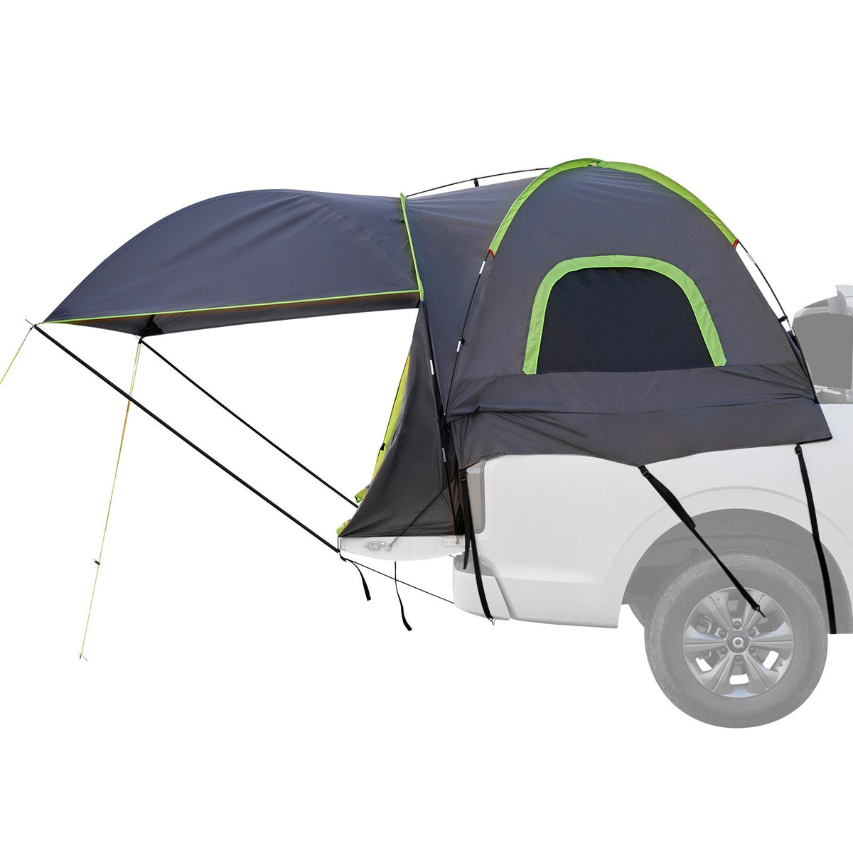 Truck Tent 8.0-8.2ft Waterproof PU2000 Truck Bed Camping Tent 2-3 Person V952-CZZPDZYPK808P1AXAV0