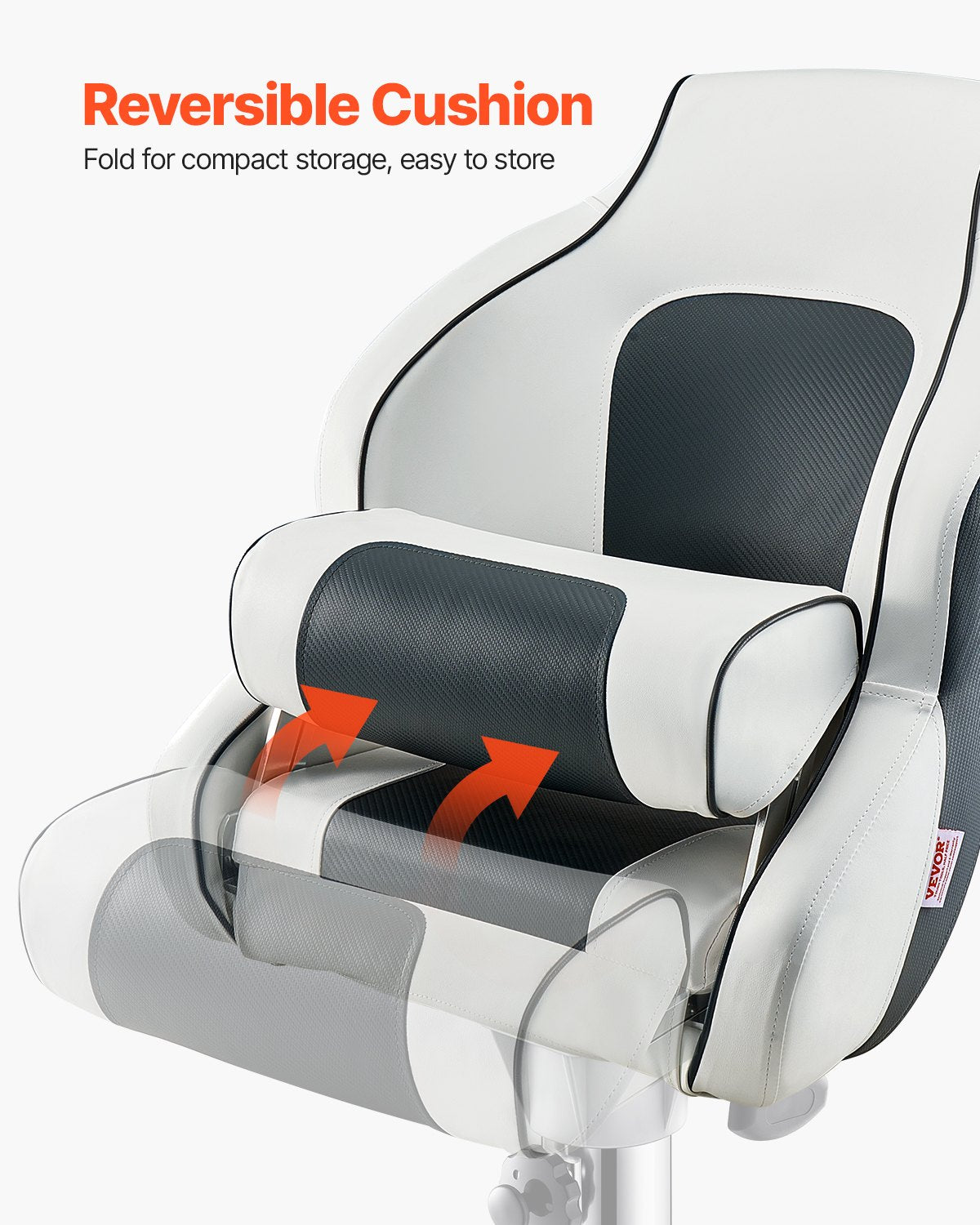 Boat Seat, High Backrest, Flip Up Boat Seat Captain Bucket Seat with Thickened Sponge Cushion & Waterproof V952-CZZYZDFZHBSKNPUAG001V0