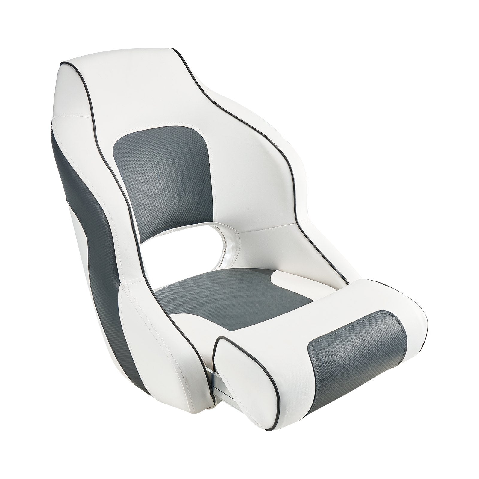 Boat Seat, High Backrest, Flip Up Boat Seat Captain Bucket Seat with Thickened Sponge Cushion & Waterproof V952-CZZYZDFZHBSKNPUAG001V0