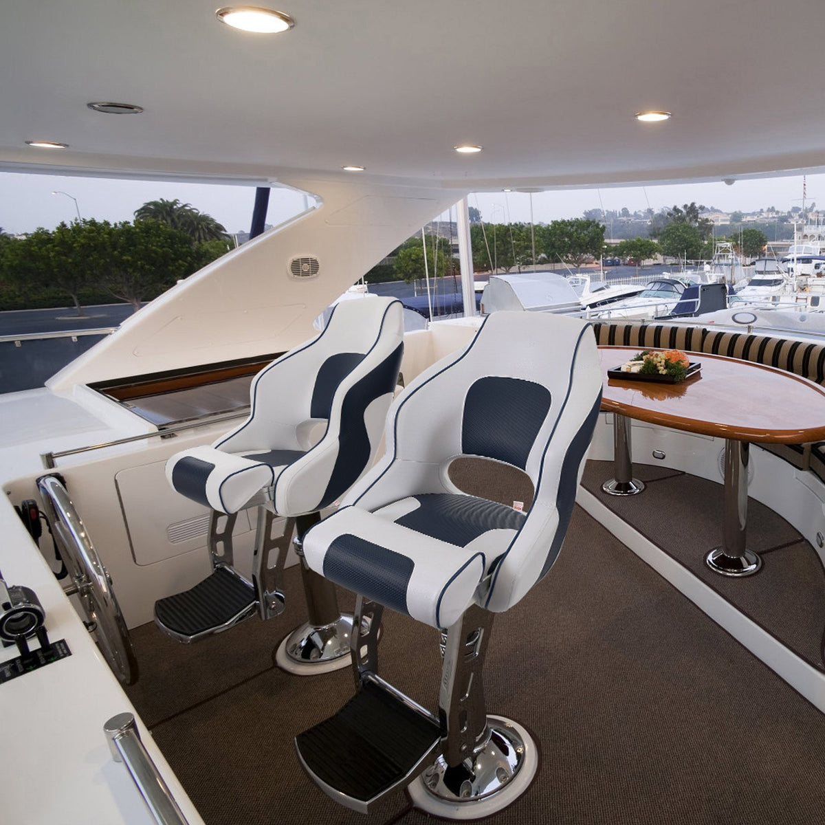 Captain Bucket Seat Boat Seat, Flip Up Boat Seat, with Thickened Sponge Padding, Flip-up Bolster Boat Captain V952-CZZYZDFZKFZ07OY7ZV0