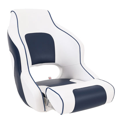 Captain Bucket Seat Boat Seat, Flip Up Boat Seat, with Thickened Sponge Padding, Flip-up Bolster Boat Captain V952-CZZYZDFZKFZ07OY7ZV0