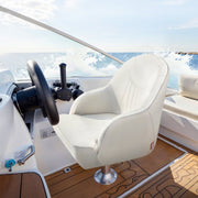 Boat Seat, Low Backrest, Boat Seat Captain Bucket Seat with Thickened Sponge Cushion & Waterproof PVC V952-CZZYZDWFZBSBJKGMK001V0