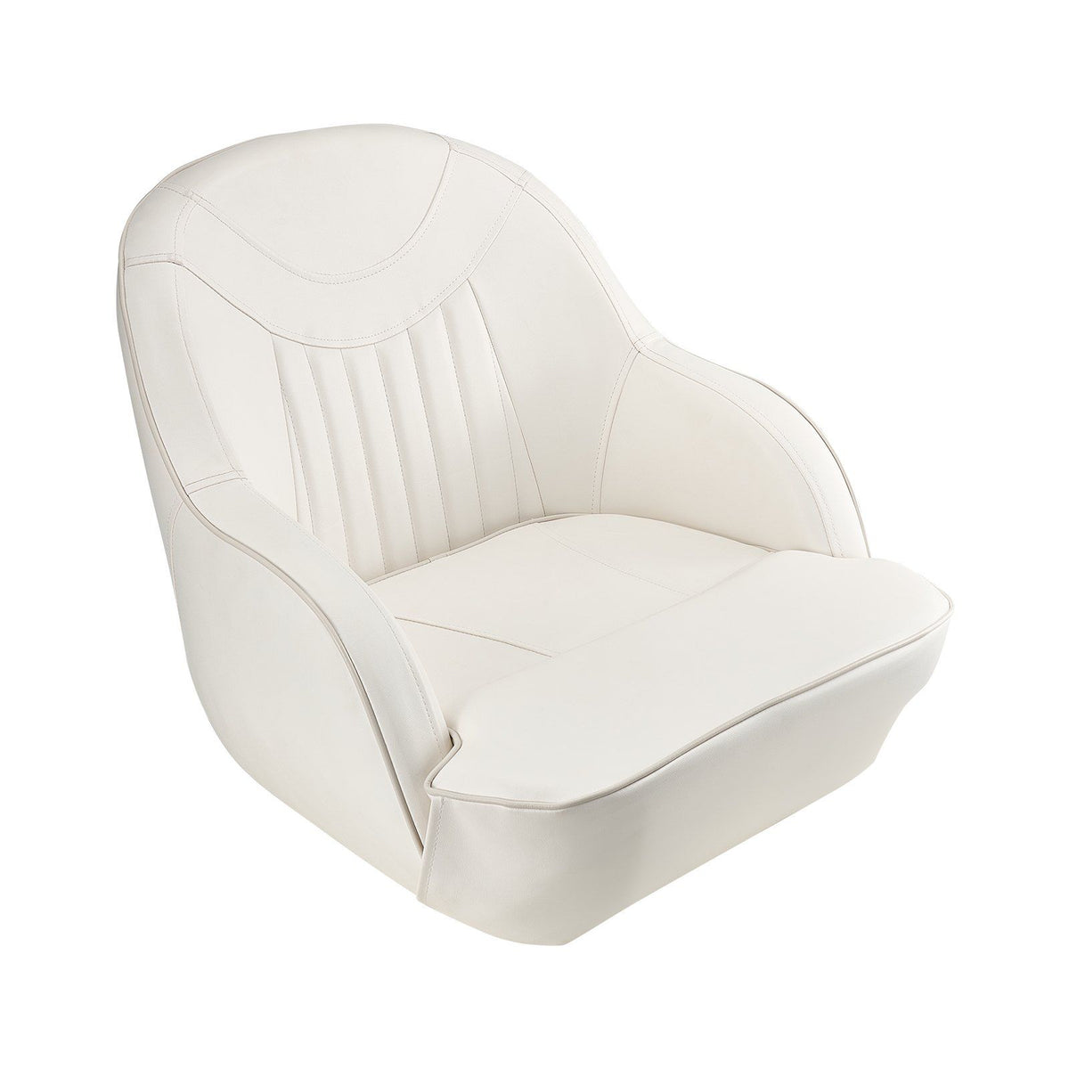 Boat Seat, Low Backrest, Boat Seat Captain Bucket Seat with Thickened Sponge Cushion & Waterproof PVC V952-CZZYZDWFZBSBJKGMK001V0