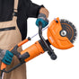 Electric Concrete Saw, 9 in, 2000 W 15 A Motor Circular Saw Cutter with 3.5 in Cutting Depth, Wet/Dry Disk V952-D1800W9IN35INLPBQV3