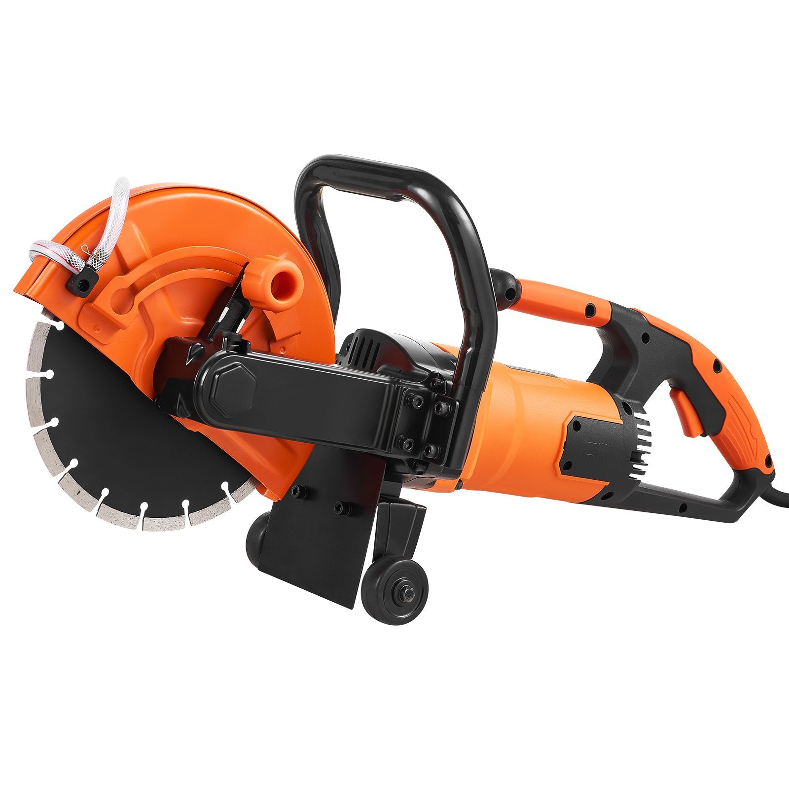 Electric Concrete Saw, 9 in, 2000 W 15 A Motor Circular Saw Cutter with 3.5 in Cutting Depth, Wet/Dry Disk V952-D1800W9IN35INLPBQV3