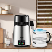 4L Water Distiller 1L/H Distilled Water Maker Timing & Temp Display Silver V952-D1LH1LH4L220VVD15V3