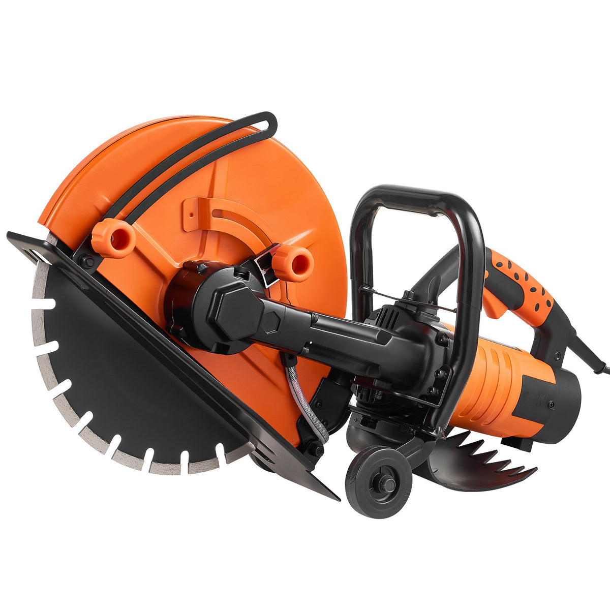 Electric Concrete Saw, 14 in, 2000 W Motor Circular Saw Cutter with Max. 5 in Adjustable Cutting Depth, Wet V952-D3200W14IN5INYGWJV3