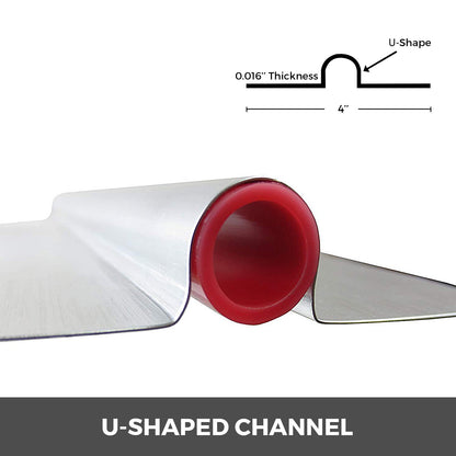 PEX Heat Transfer Plates, 200 pcs Box Radiant Heat Transfer Plates, 4 ft Aluminum PEX Heat Transfer Plates, V952-DBCND4FTPEX200PCSV0