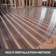 Radiant Floor Heat Transfer Plates 4' 50 pcs Omega Aluminum for 1/2" PEX V952-DBCND4FTPEX50PCS1V0