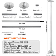 Professional Dancing Pole, Spinning Static Dancing Pole Kit, Portable Removable Pole, 45mm Heavy-Duty V952-DBDJYXYS8210L8YBQV0