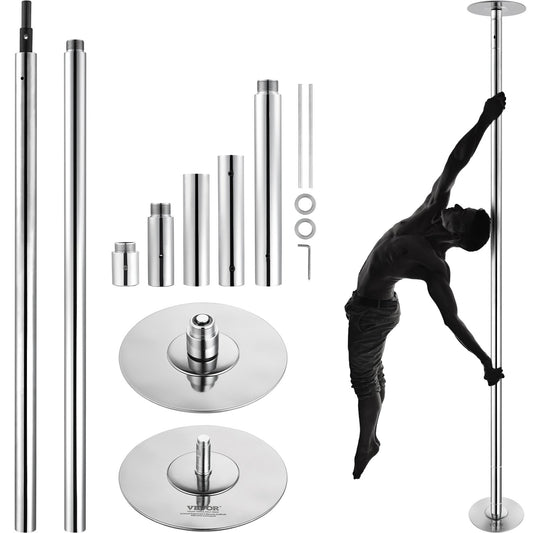 Professional Dancing Pole, Spinning Static Dancing Pole Kit, Portable Removable Pole, 45mm Heavy-Duty V952-DBDJYXYS8610L449GV0