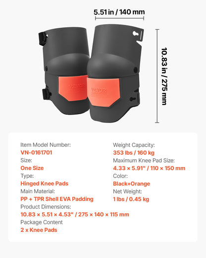Knee Pads for Work, Extra Thick Construction Knee Pads with Foam Cushion - Pro Protection & Comfort, Work V952-DBHXHSCSQBJLFE1M6V0