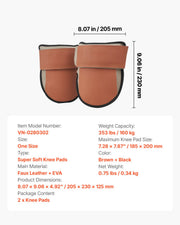 Knee Pads for Work, Durable Leather Construction Pads, Machine Washable Work Knee Pads, Easy to Wear and Take V952-DBHXHSZSPGHXKJ78JV0