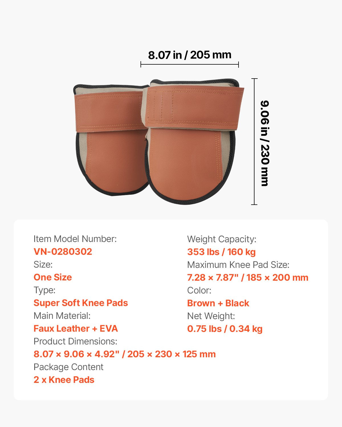 Knee Pads for Work, Durable Leather Construction Pads, Machine Washable Work Knee Pads, Easy to Wear and Take V952-DBHXHSZSPGHXKJ78JV0
