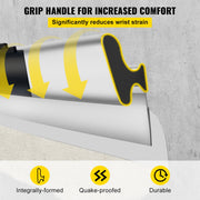 Skimming Blade Set,10"+16"+24" Blades + 35"-78" Extension Handle, European Stainless Steel Construction V952-DBSNZGD101624KO0VV0