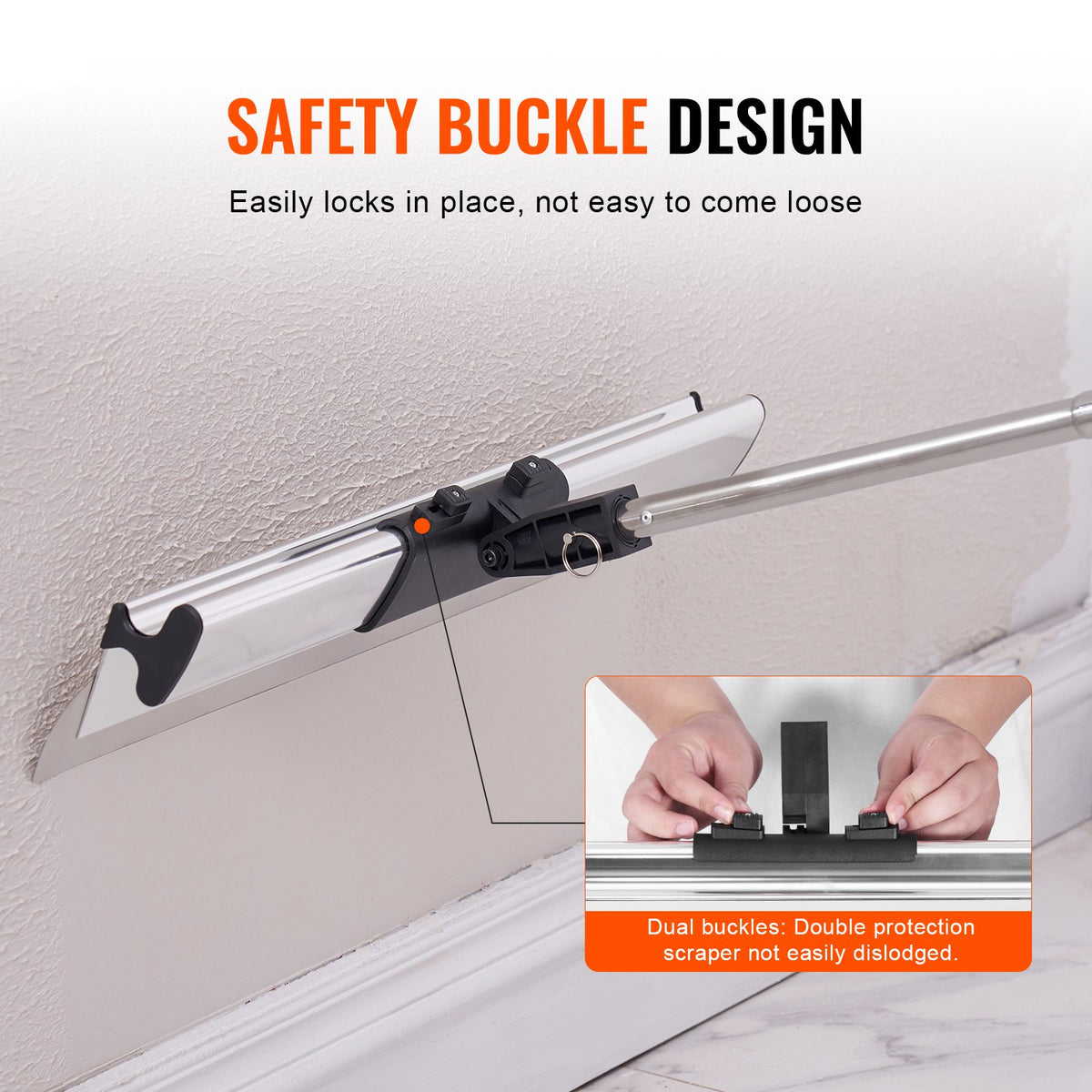 Drywall Skimming Kit, Handle + Fixator Smoothing Knife Accessory, Professional Skim Coat Tools For Drywall, V952-DBSNZGDTZB1P3OCKDV0