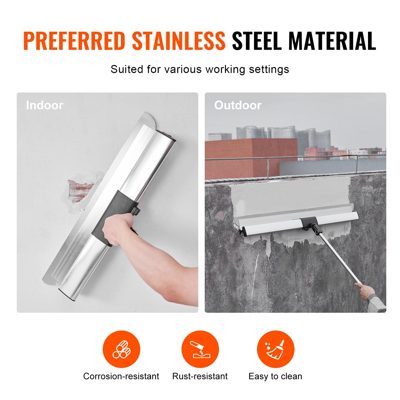 Drywall Skimming Kit, Handle + Fixator Smoothing Knife Accessory, Professional Skim Coat Tools For Drywall, V952-DBSNZGDTZB1P3OCKDV0