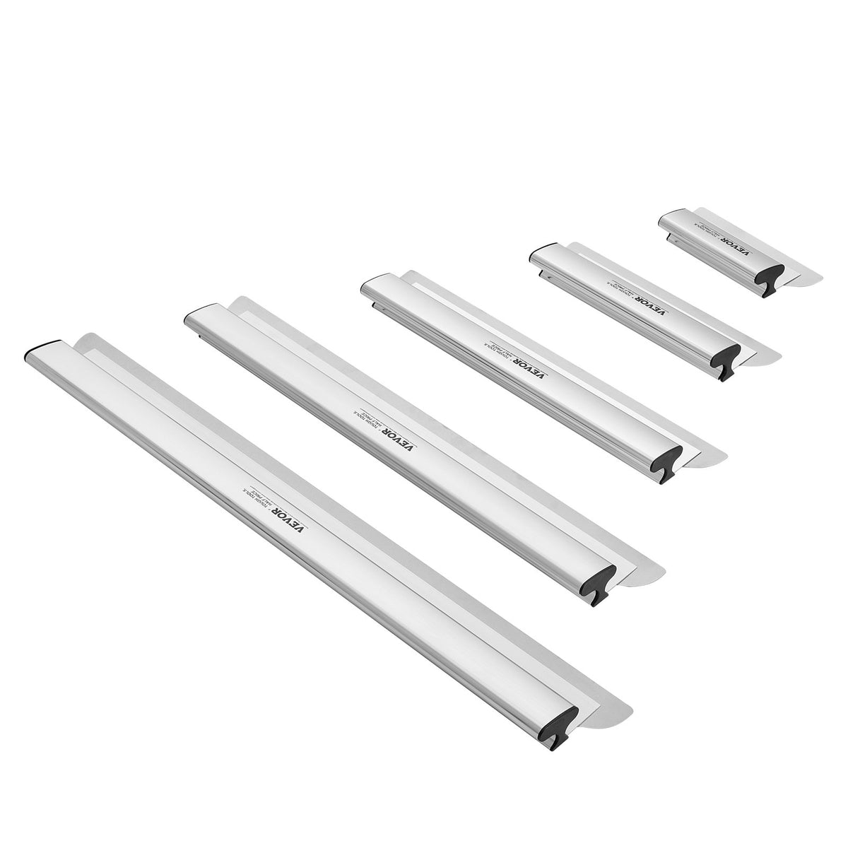 Drywall Skimming Blade Set, 10/16/24/32/40 in Skimming Blades + 34-81.6 in Extension Handle Pole, Stainless V952-DBSNZGDTZB5P39Z0LV0