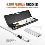 Drywall Skimming Blade Set, 7/10/14/16/24 in Skimming Blades + 34 - 81.6 in Extension Handle Pole, Stainless V952-DBSNZGDTZB5P59QZ2V0