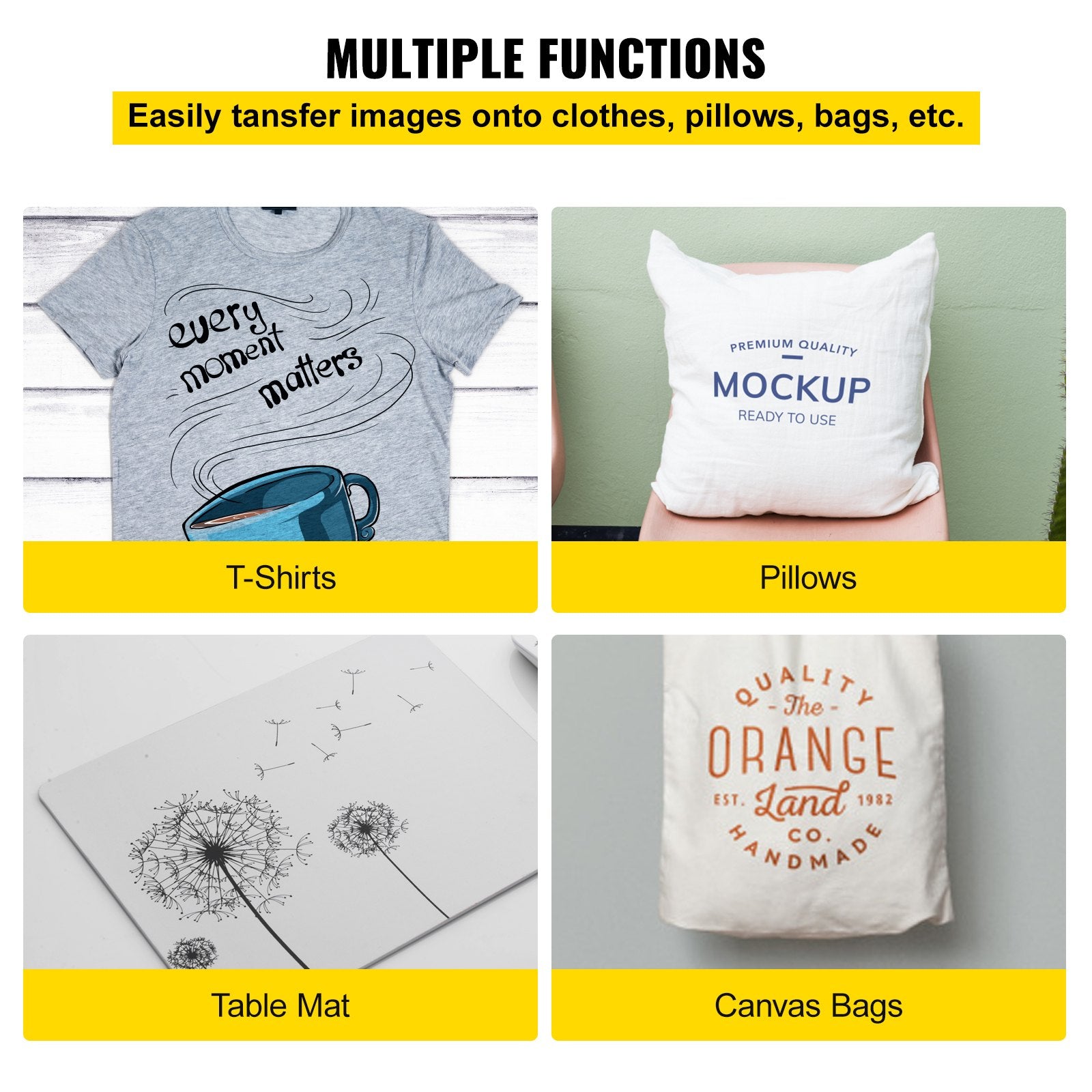 Heat Press 15X15 Inch Heat Press Machine Industrial Quality Power T Shirt Heat Press Sublimation Machine V952-DBTHJ15X15RZYTHJ1V3