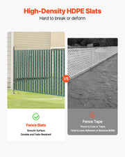 Bottom Locking Privacy Slats, Single-Wall Vertical Bottom-Locking Slats for Chain-Link Fence, High-Density V952-DBYSBTDBPE4FL2OHIV0