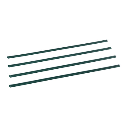 Bottom Locking Privacy Slats, Single-Wall Vertical Bottom-Locking Slats for Chain-Link Fence, High-Density V952-DBYSBTDBPE4FL2OHIV0