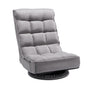 Swivel Floor Gaming Chair, 360-Degree Rotating Floor Chair with 4 Adjustable Position Folding Backrest and V952-DBYXZKWFS000O4SU9V0