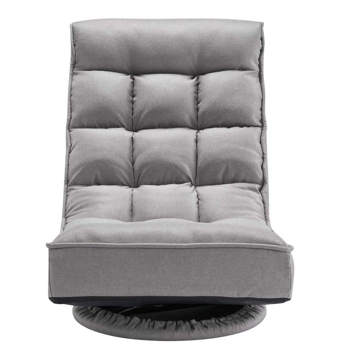 Swivel Floor Gaming Chair, 360-Degree Rotating Floor Chair with 4 Adjustable Position Folding Backrest and V952-DBYXZKWFS000O4SU9V0