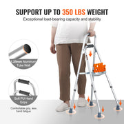 Folding Hemi Walker One Arm Mobility Walker for Senior & Adjustable Height V952-DBZXCL000000VUTKPV0