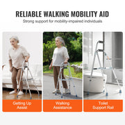 Folding Hemi Walker One Arm Mobility Walker for Senior & Adjustable Height V952-DBZXCL000000VUTKPV0