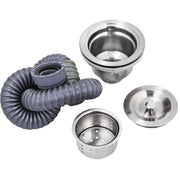 Handmade Sink Non-magnetic Stainless Steel Kitchen Sink Hand Made 1 Compartment 40.6 x 39.4 x 25.4 cm V952-DCBXGSCDYPT000001V0