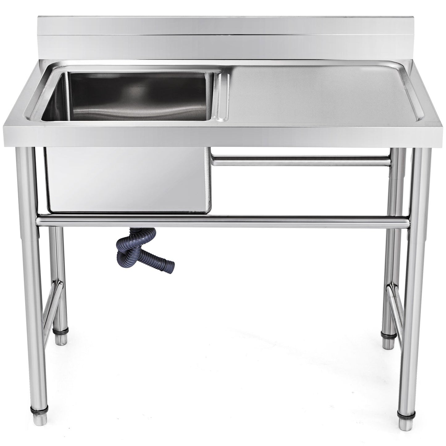 Handmade Sink Non-magnetic Stainless Steel Kitchen Sink Hand Made 1 Compartment 40.6 x 39.4 x 25.4 cm V952-DCBXGSCDYPT000001V0