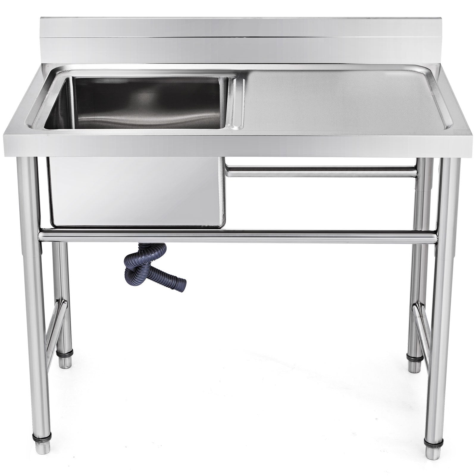 Handmade Sink Non-magnetic Stainless Steel Kitchen Sink Hand Made 1 Compartment 40.6 x 39.4 x 25.4 cm V952-DCBXGSCDYPT000001V0