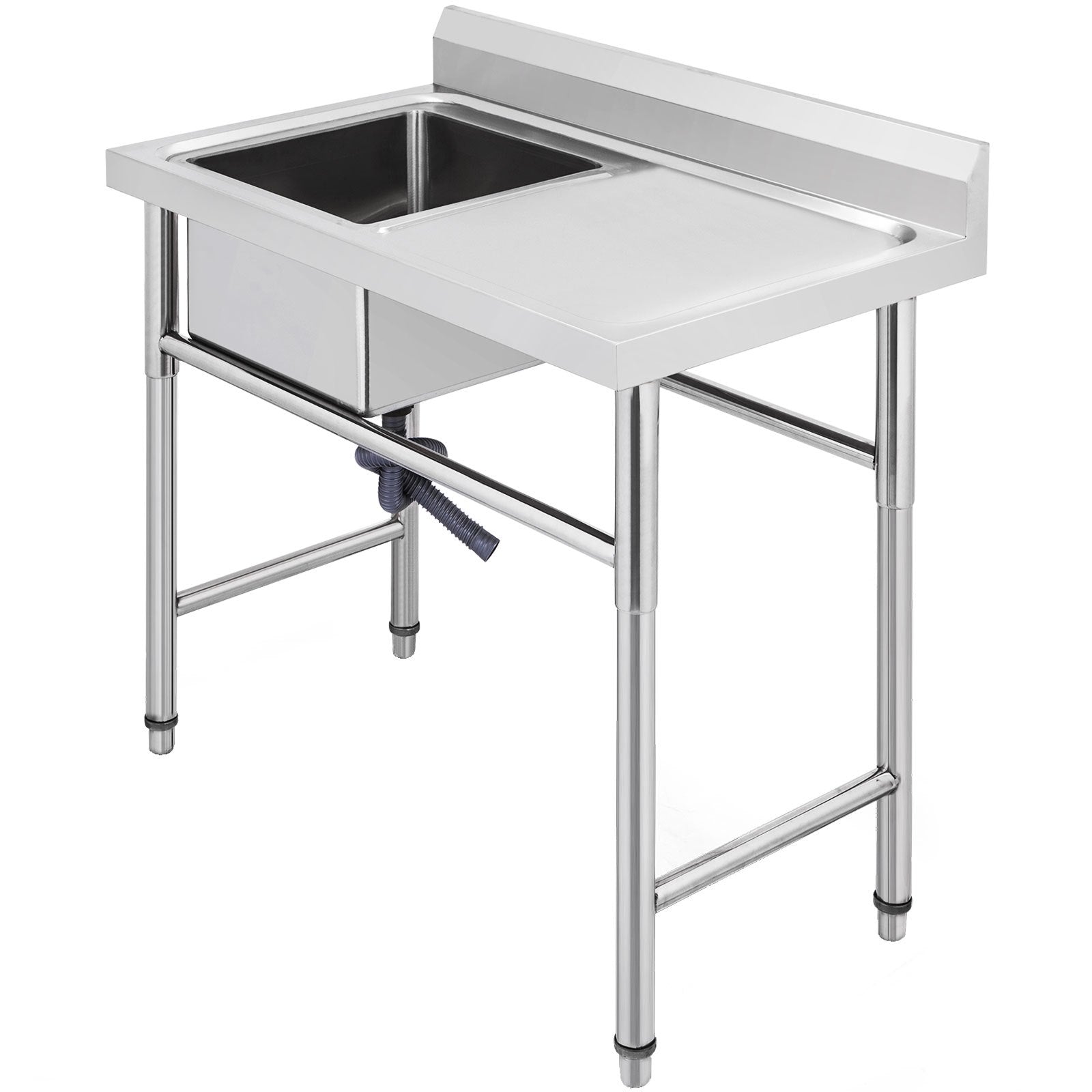 Handmade Sink Non-magnetic Stainless Steel Kitchen Sink Hand Made 1 Compartment 40.6 x 39.4 x 25.4 cm V952-DCBXGSCDYPT000001V0