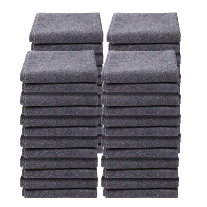 Moving Blankets, 72" x 54", 21 lbs/dz Weight, 24 Packs, Professional Recycled Cotton Packing Blanket, Large V952-DCBYT72X54INIXGUYV0