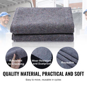 Moving Blankets, 72" x 54", 21 lbs/dz Weight, 24 Packs, Professional Recycled Cotton Packing Blanket, Large V952-DCBYT72X54INIXGUYV0
